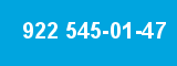 922 545-01-47 922 545-01-47